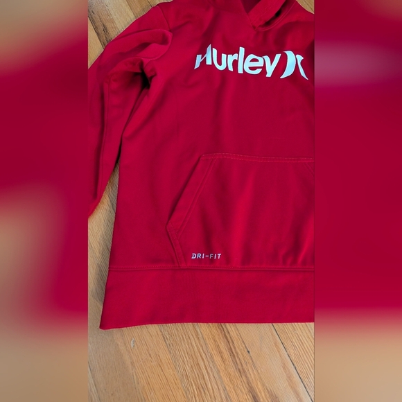 Hurley Red Sweater with Iconic Logo and Hood - Picture 4 of 5